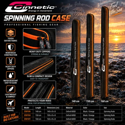 SPINNING ROD CASE 160CM 350101