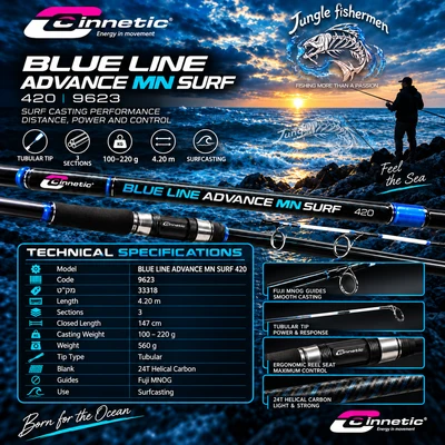 BLUE LINE ADVANCE MN SURF 4.5M 9623