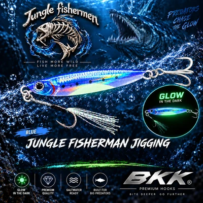 JF JIGING BKK 40G BLUW GLOW