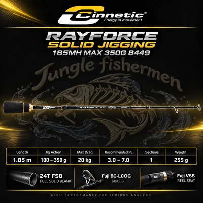 RAYFORCE SOLID JIGGING 185MH MAX 350G 8449