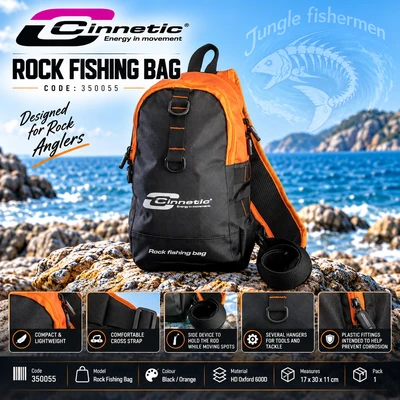 cinnetic - rock fishing bag - 350055