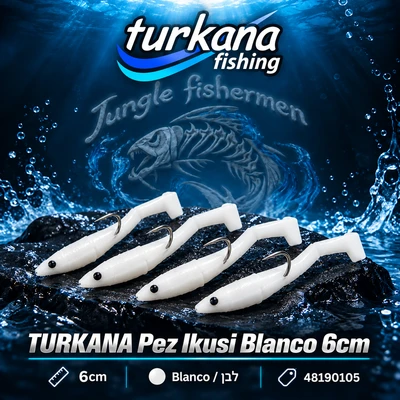 TURKANA Pez Ikusi Blanco 6cm 48190105