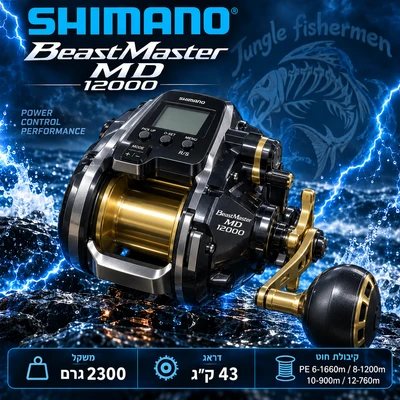 shimano - beast master MD 12000